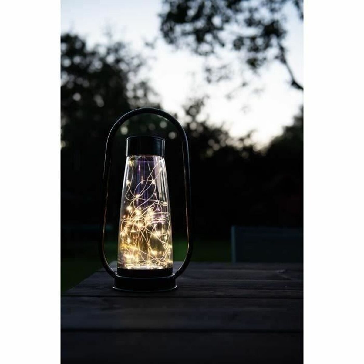 Slnečná lampa Garden ID Black